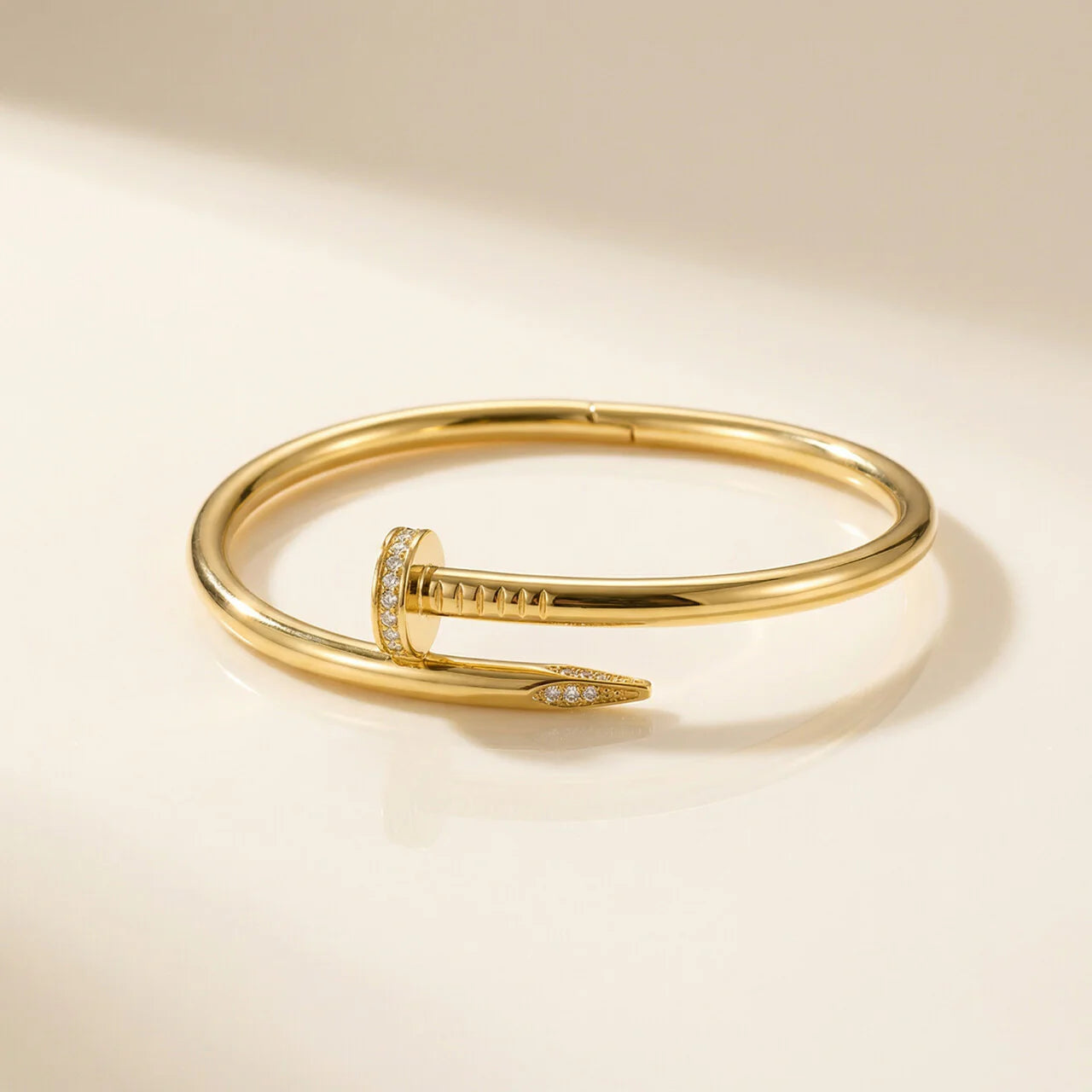 Gold Nail Bracelet