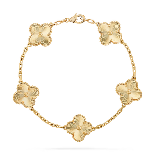 Gold Clover Bracelet