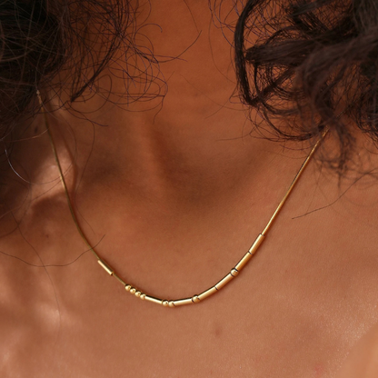 Morse Code Necklace
