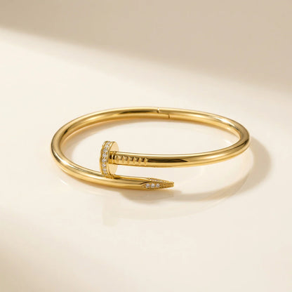Gold Nail Bracelet