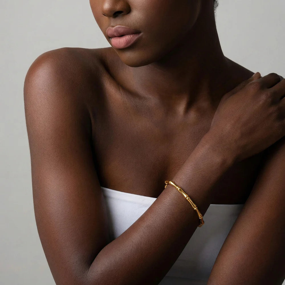 Golden Bamboo Bracelet