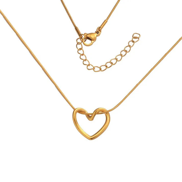 Open Heart Necklace