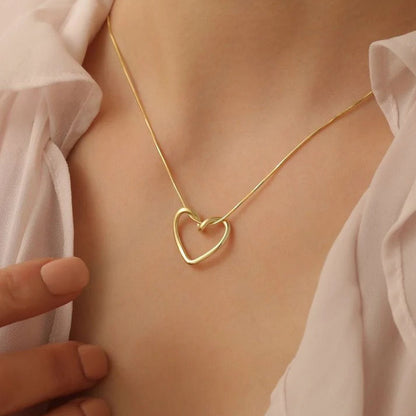 Open Heart Necklace