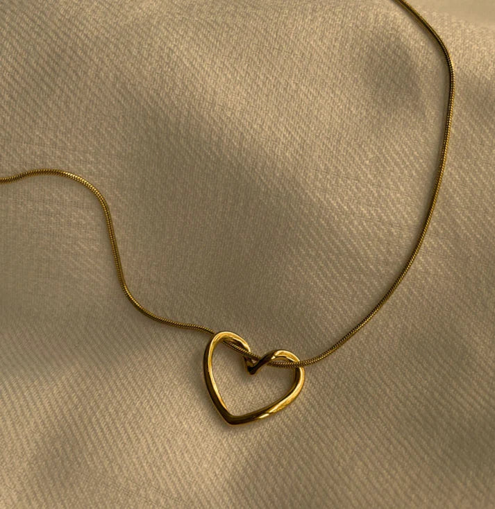 Open Heart Necklace