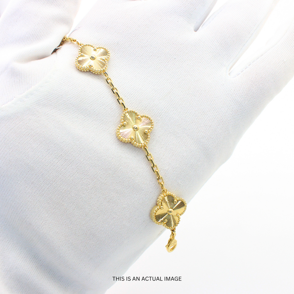 Gold Clover Bracelet